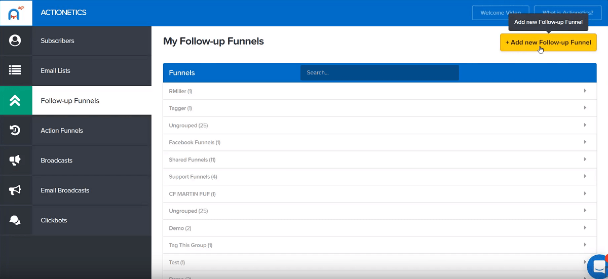 actionetics md follow-up funnel