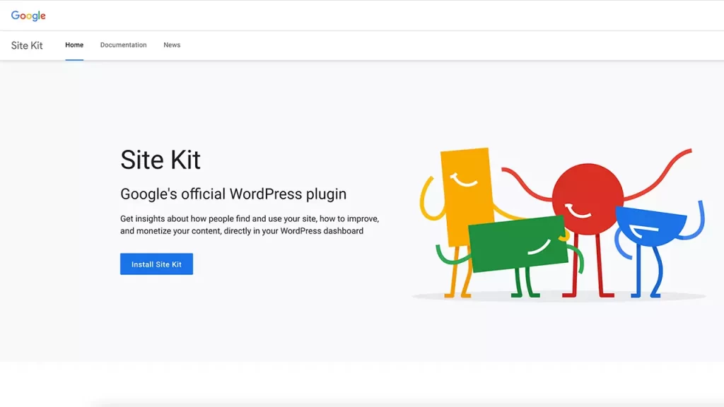 Le plugin WordPress site kit par Google