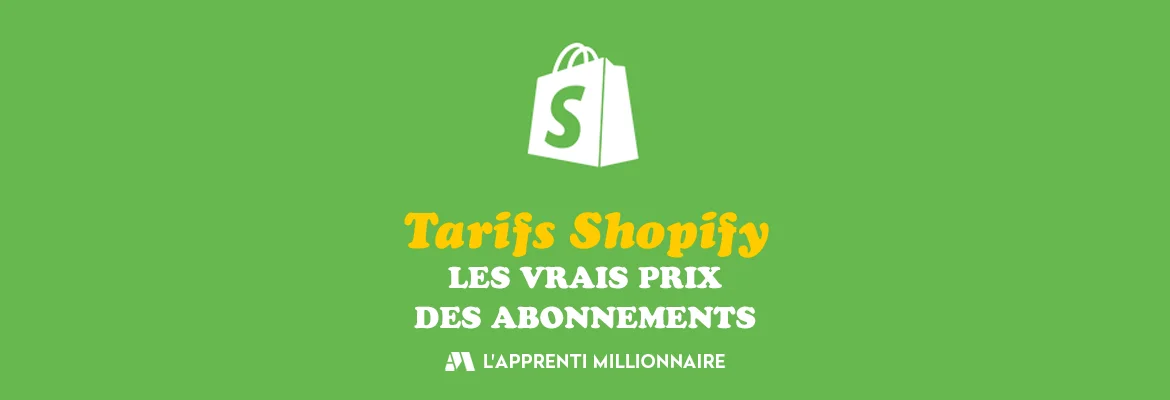 forfait shopify prix tarif abonnement