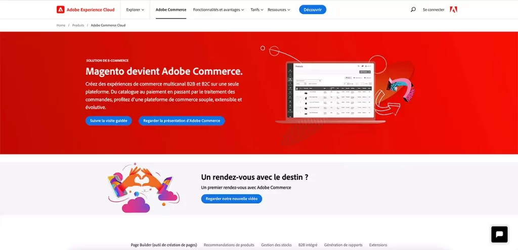 La solution Open Source Adobe Commerce pour créer un site de vente en ligne