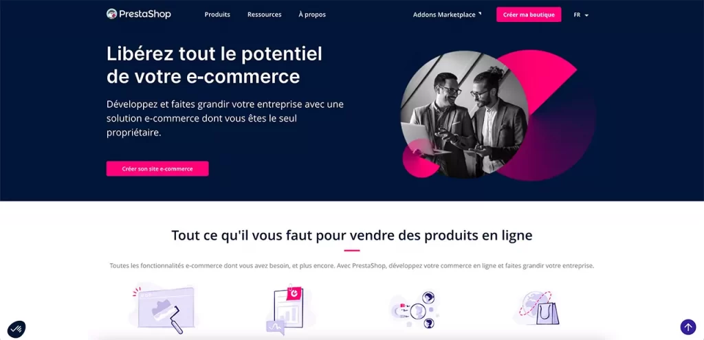 La solution Open Source Prestashop pour créer un site de vente en ligne