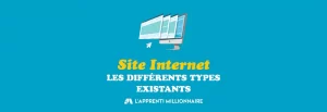 les différents types de site internet sur le web