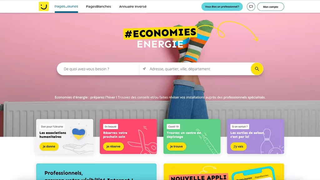 Les pages jaunes pour le référencement local