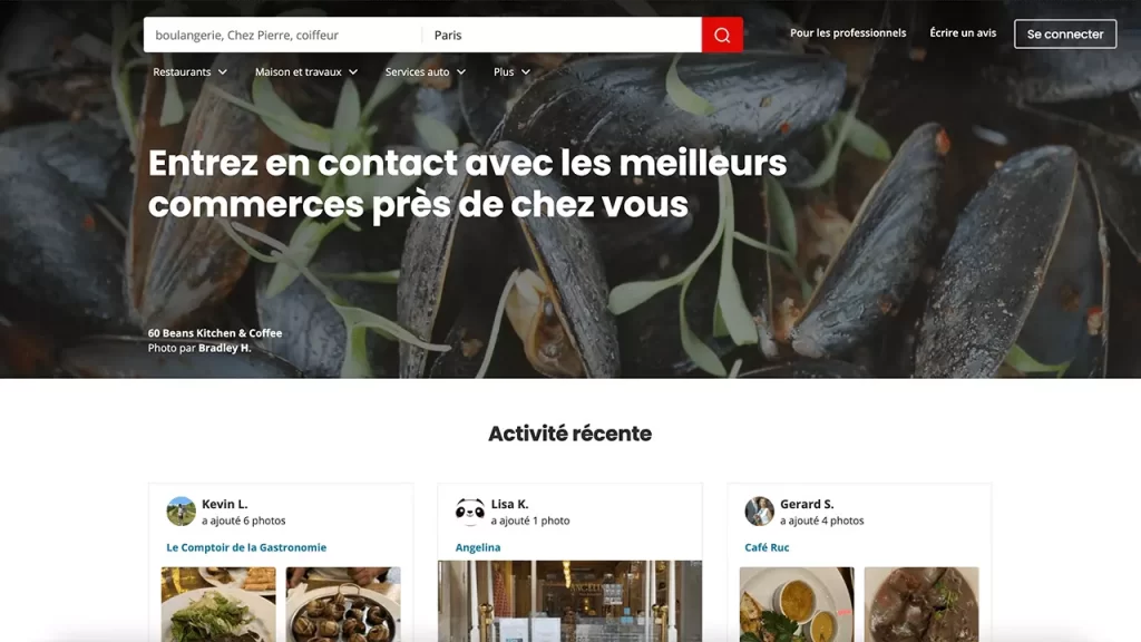 Yelp pour le référencement local