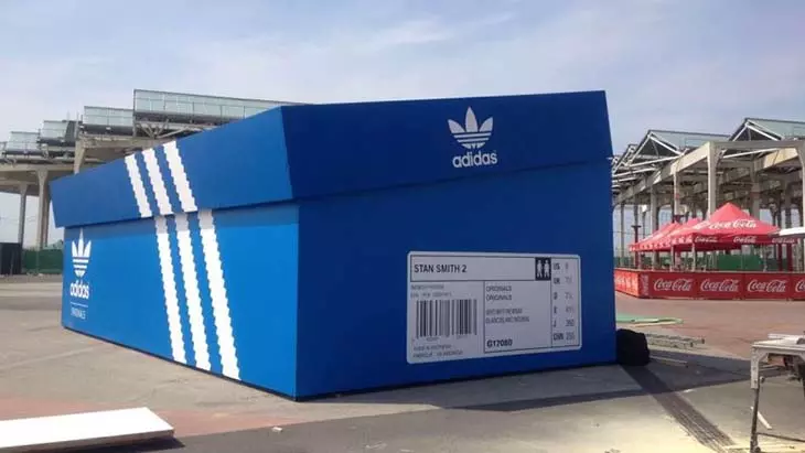 street marketing exemple Addidas