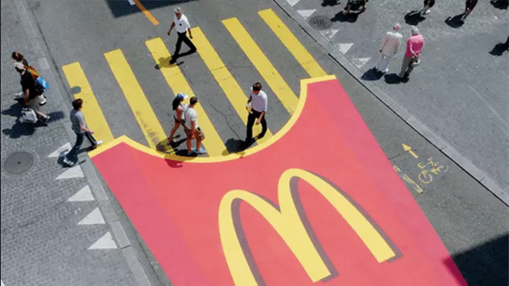 street marketing exemple mcdonalds