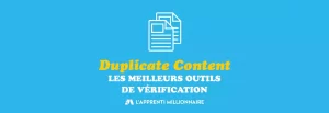 duplicate content checker outil vérifier contenu dupliqué